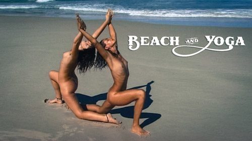naked beach yoga Vivicia a fox nude