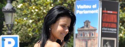 Marketa - one of the public nudity girls from Naturally Naked Nudes