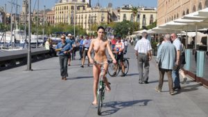 Naturally Naked Nudes - Bicycling