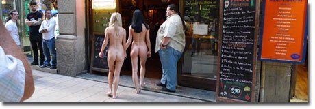 Public nudity in Barcelona